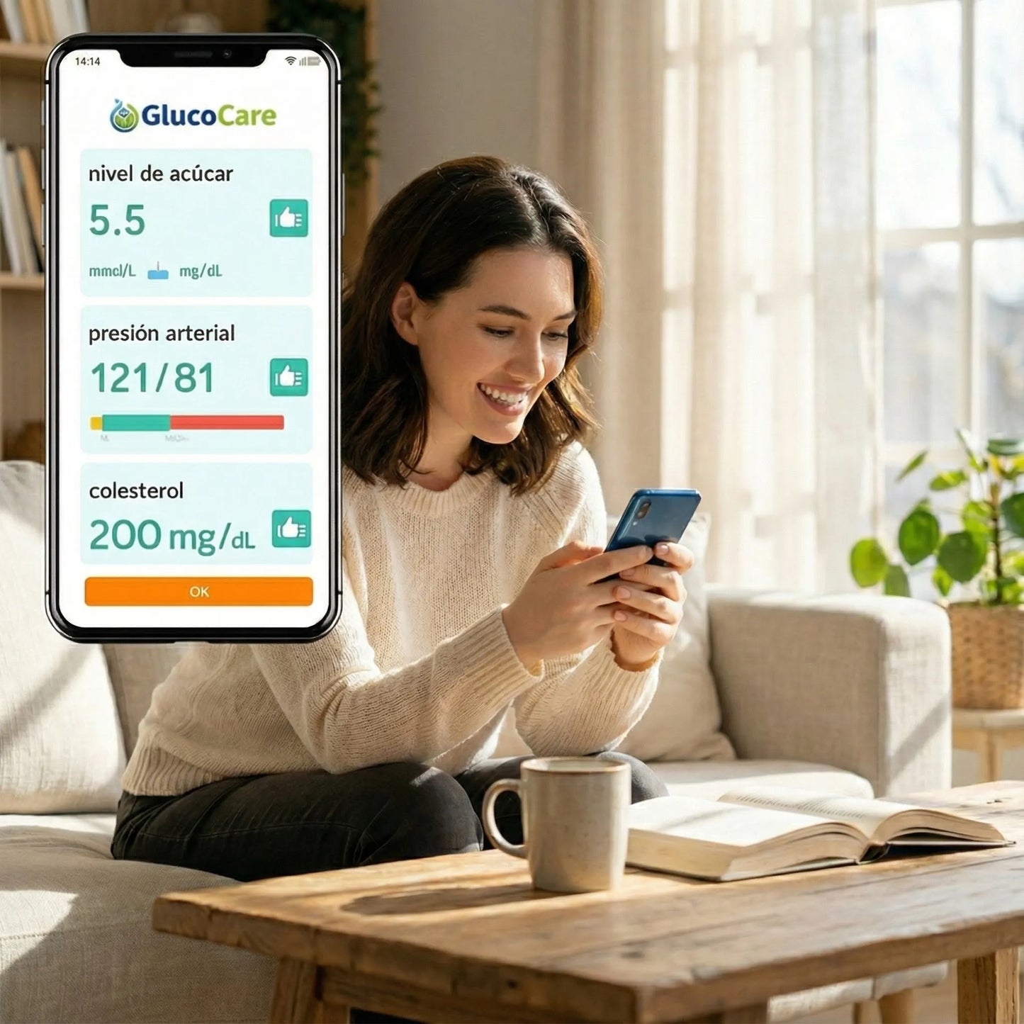 🎁 Promoción Año Nuevo GlucoCare – Bienestar diario con monitoreo 3 en 1 y sin dolor